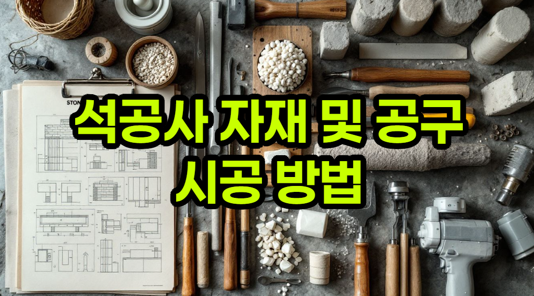 석공사 자재 공구 및 시공방법과 관리 - 대리석 화강석 천연석 인조석