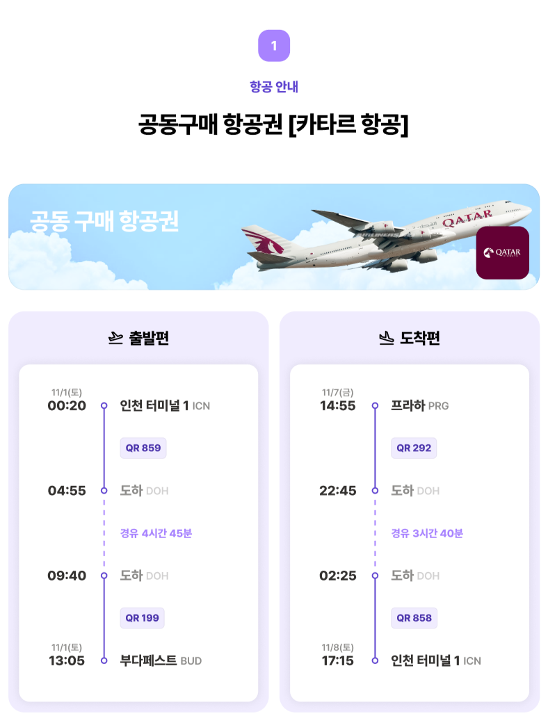 항공권 정보