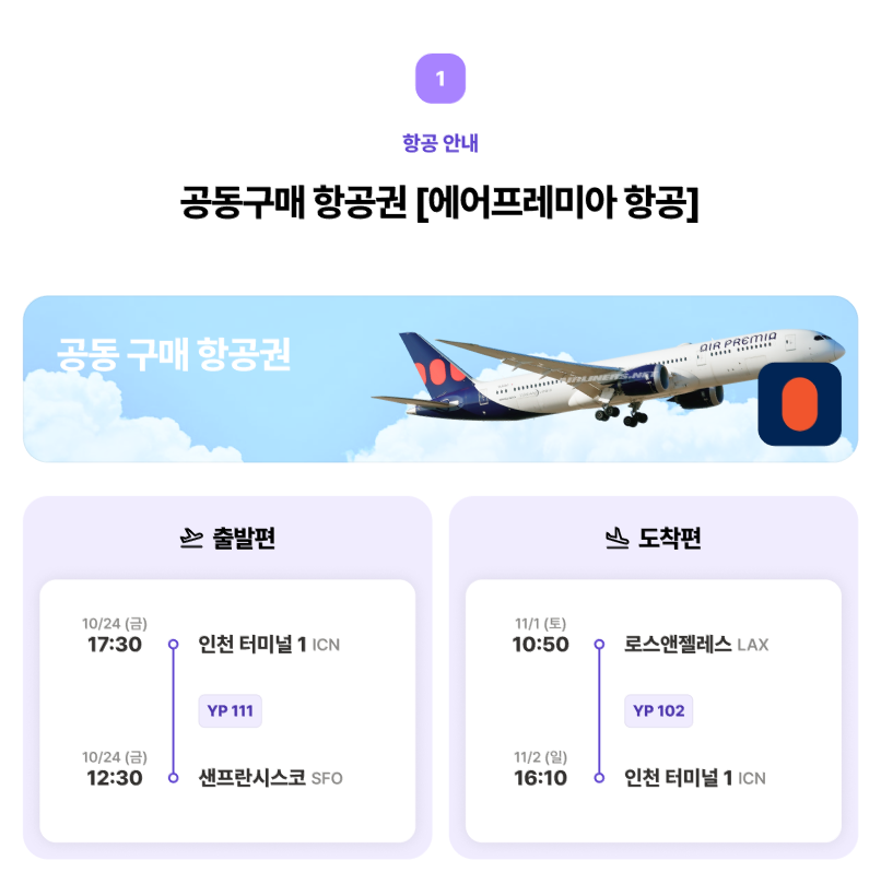 항공권 정보