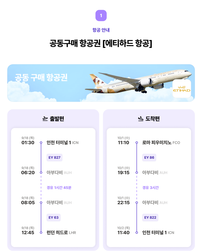 항공권 정보