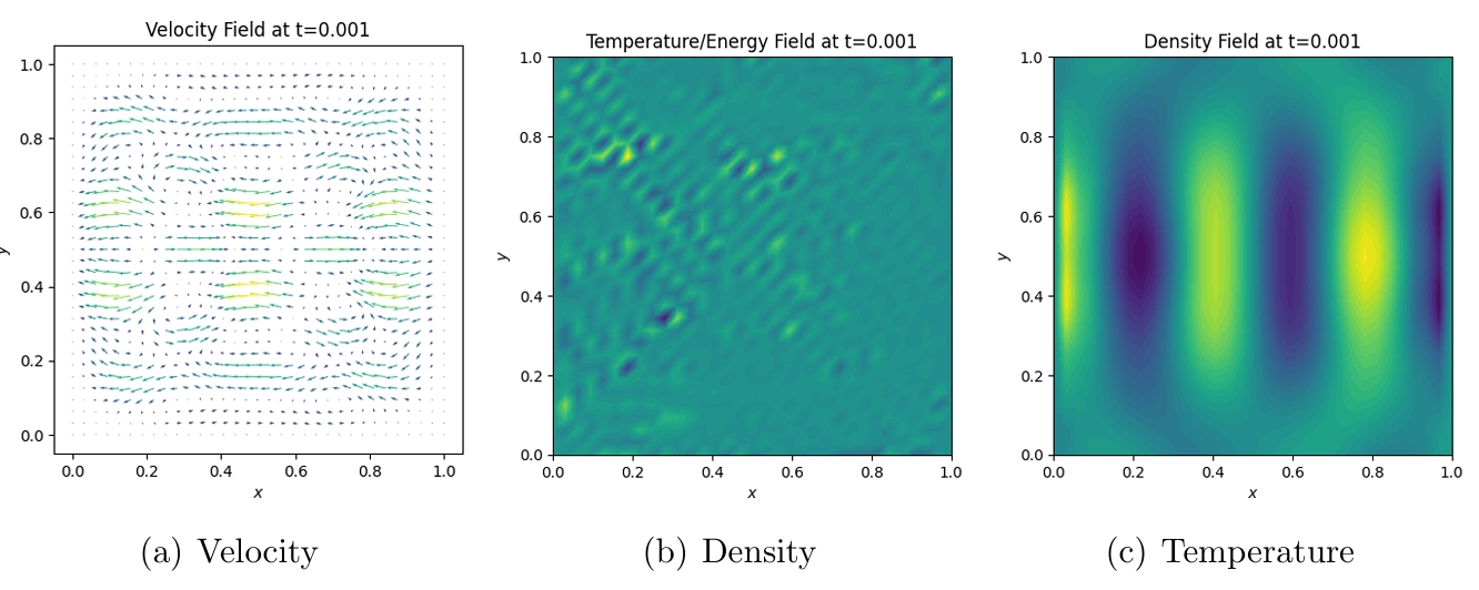 Compressible Flow Implementation with FeniCS