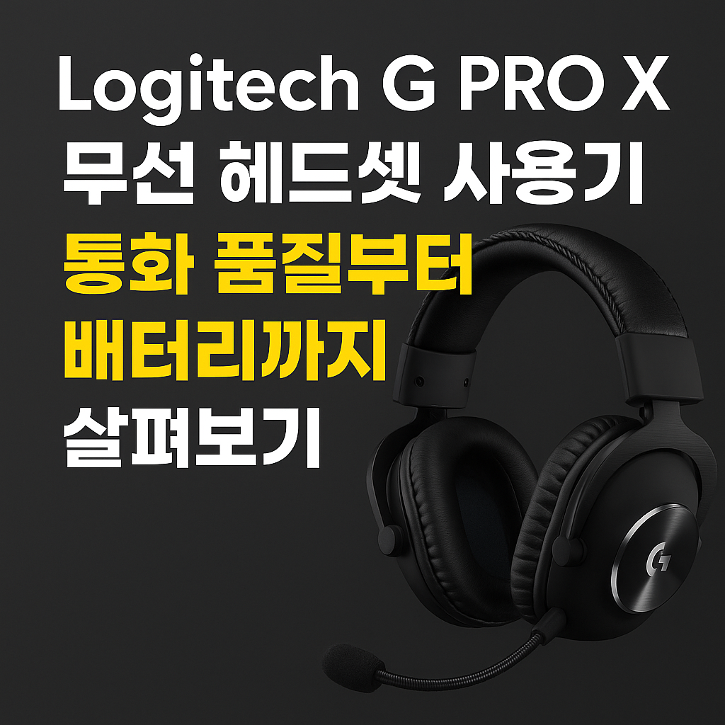 Logitech G PRO X 무선 헤드셋