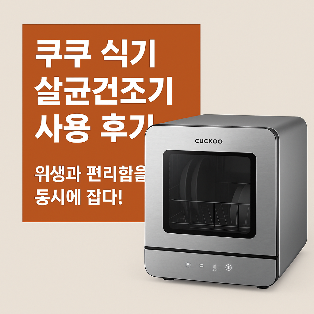 쿠쿠 식기 살균건조기 사용 후기