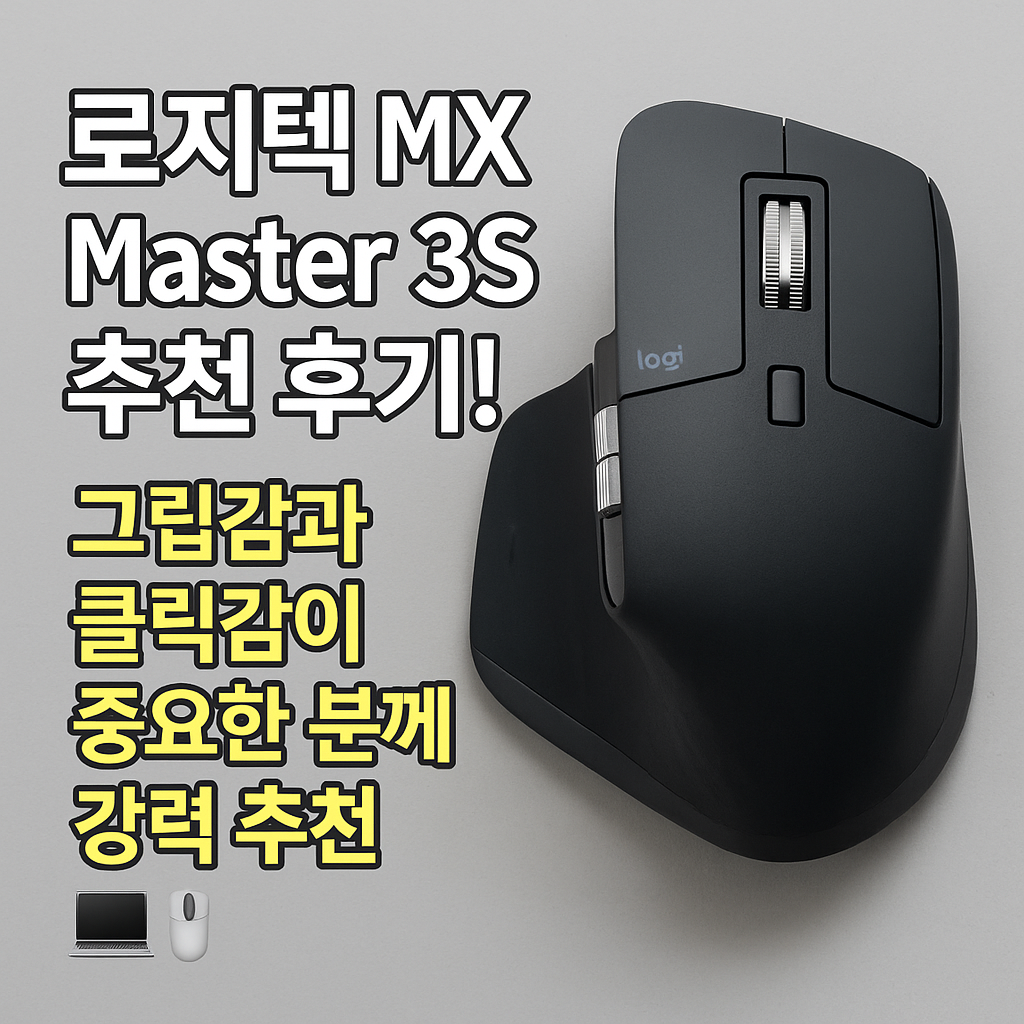 로지텍 MX Master 3S 추천