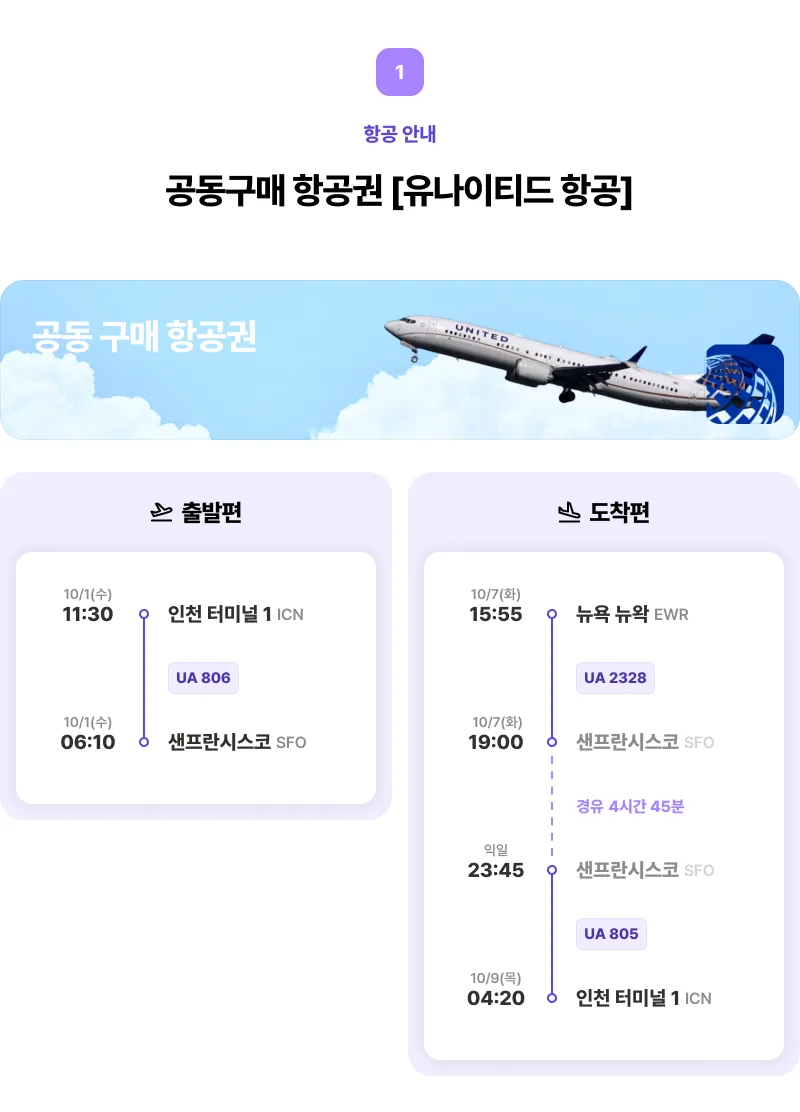 항공권 정보