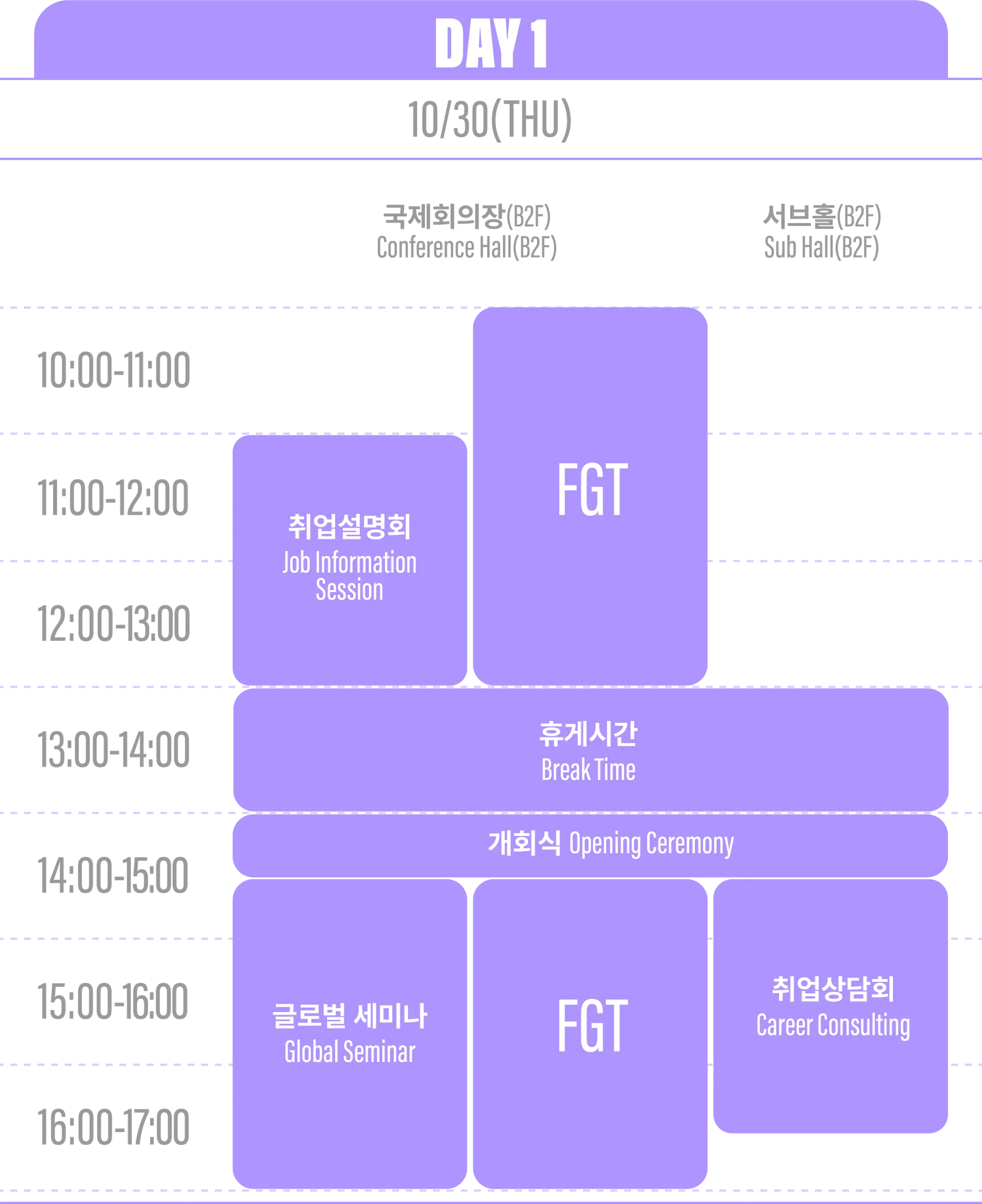 경기게임커넥트 Day1 일정표