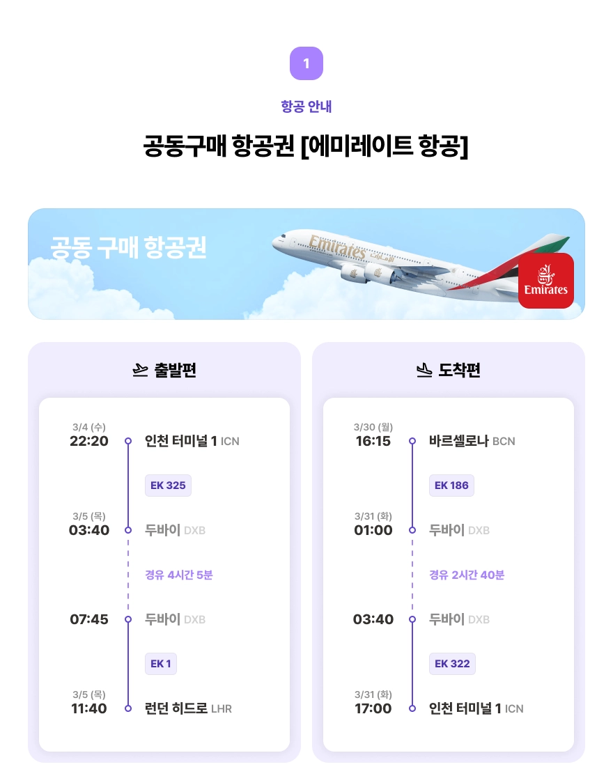 항공권 정보