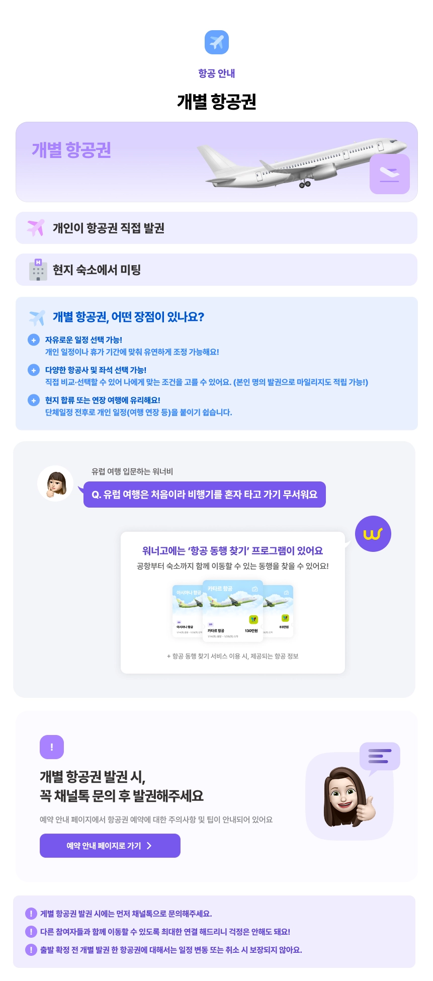 항공권 정보