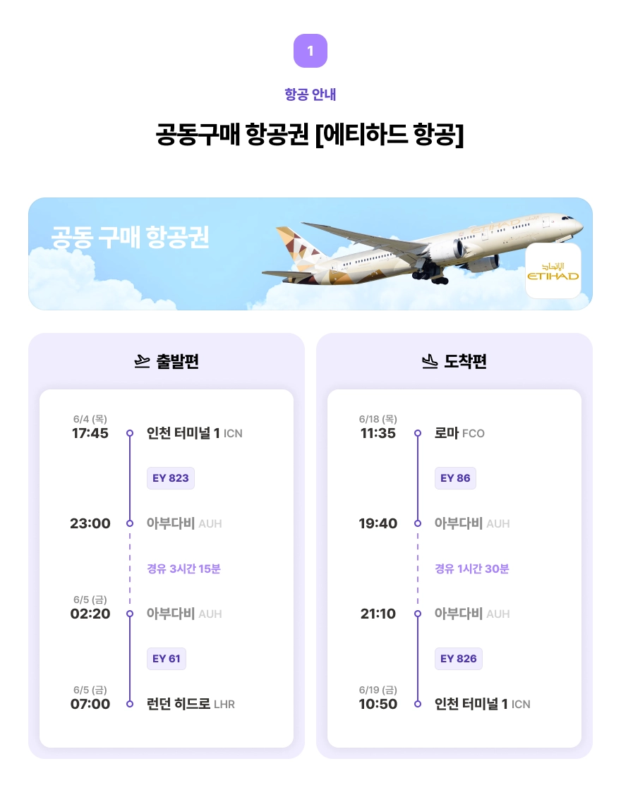 항공권 정보