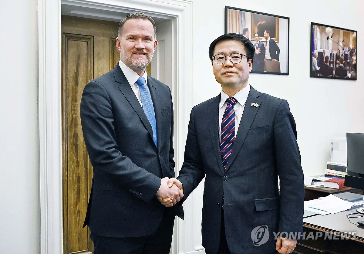 여한구 통상교섭본부장과 그리어 미국무역대표