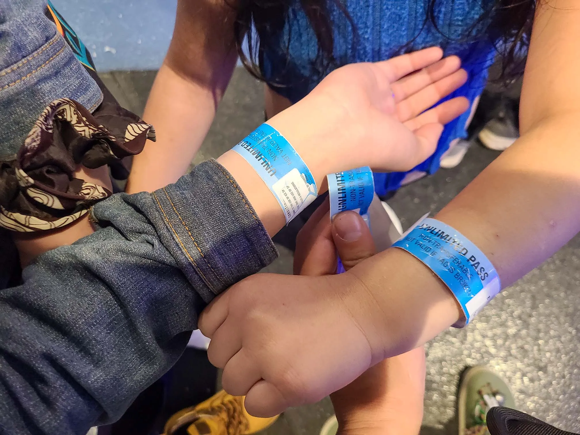 SM 씨사이드몰 아이스스케이팅 입장권 팔찌