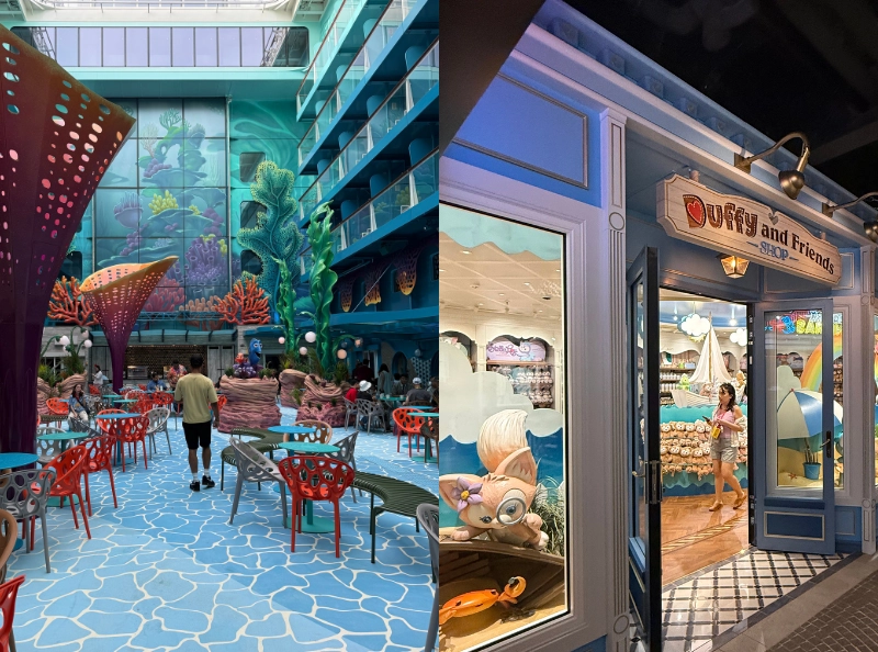 어느 하나 평범하지 않은 크루즈 모습