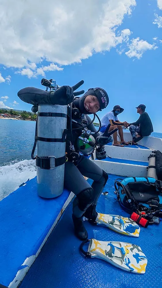 세상 신나있던 릴로안 다이빙