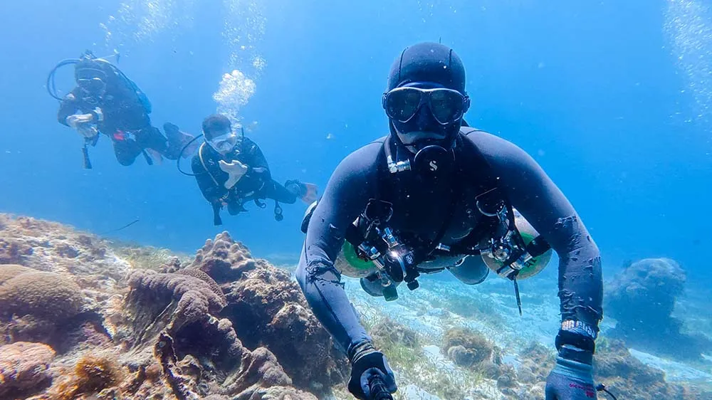 사이드 마운트로 진행한 릴로안 다이빙