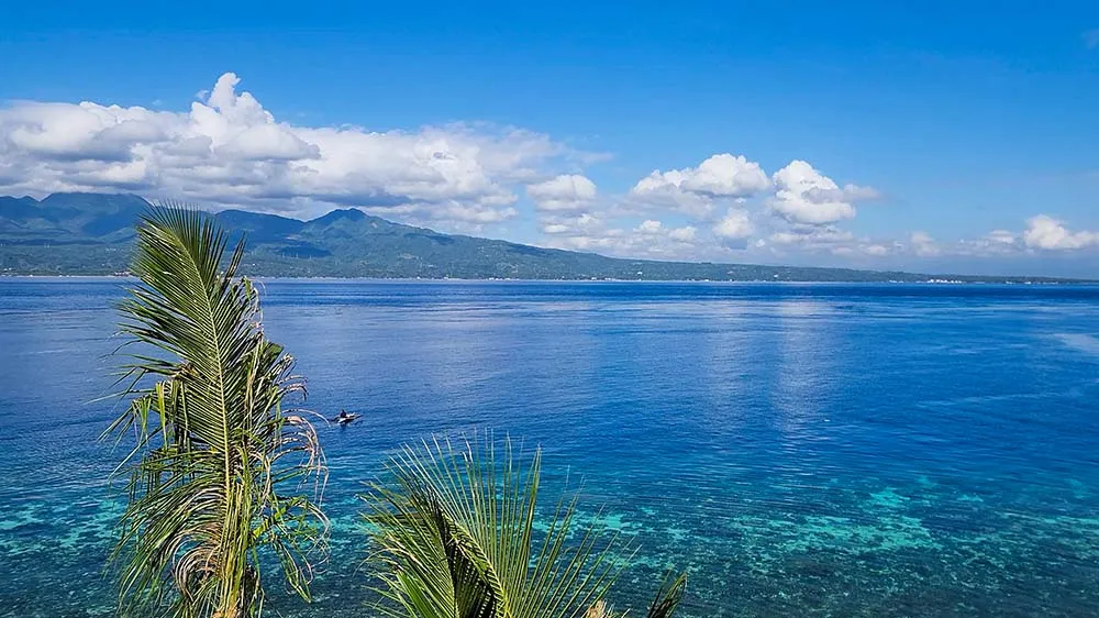 지오션 다이브 방에서 바라본 오션뷰