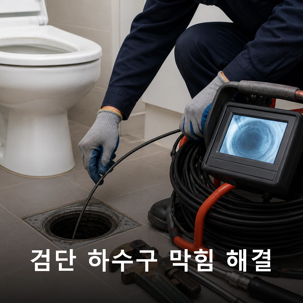 검단 하수구와 배수구 막힘 문제, 원인과 처리 과정 상세 설명