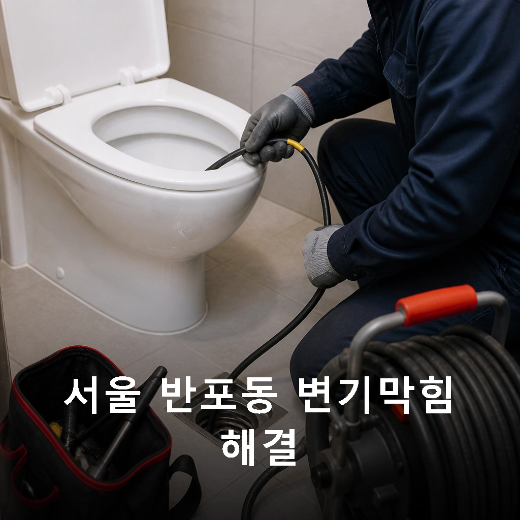서울 서초구 반포동에서 경험하는 변기 막힘 문제와 해결 방법
