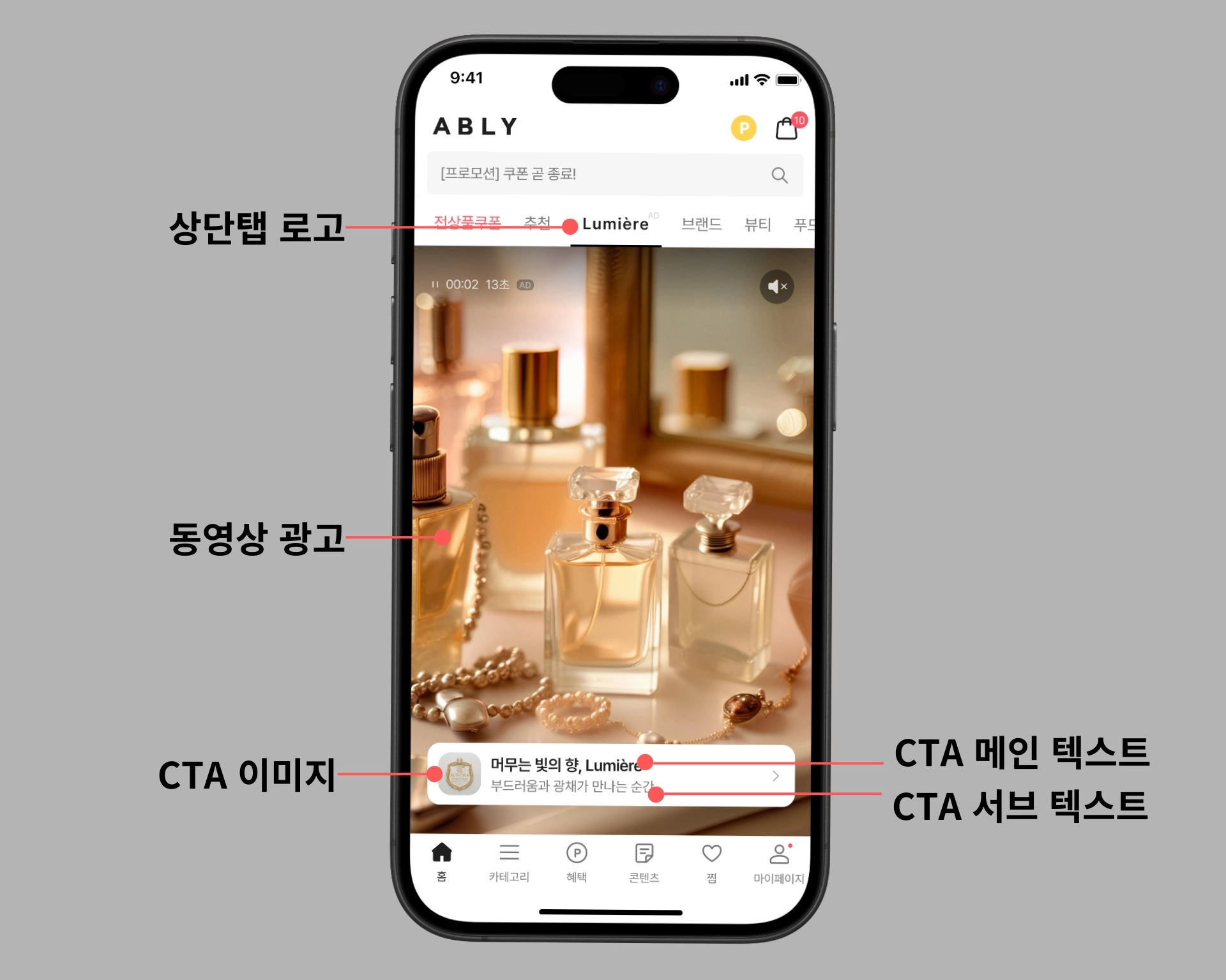 프리미엄 브랜딩 전면 배너 소재 구성 가이드