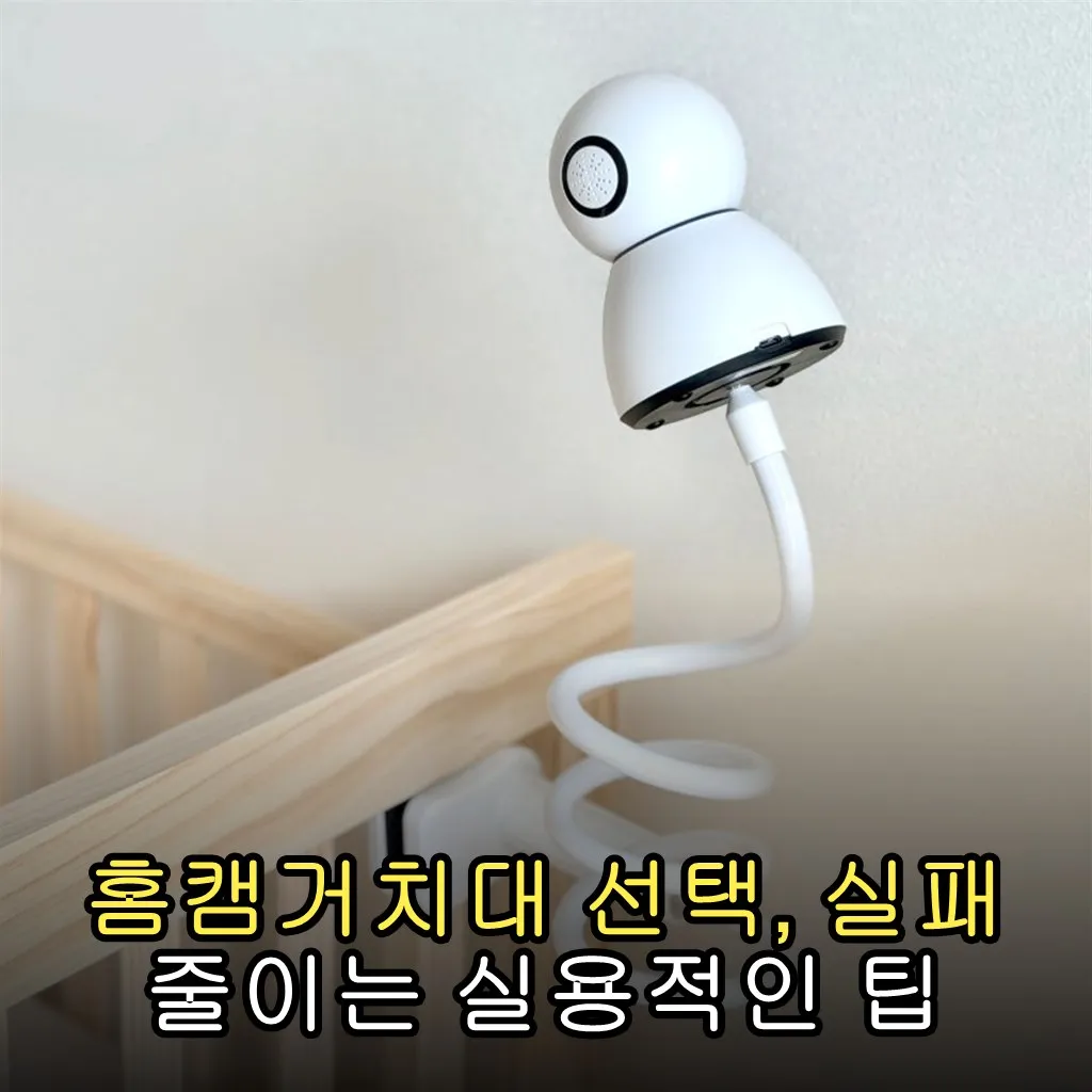 홈캠거치대 선택, 실패 줄이는 실용적인 팁