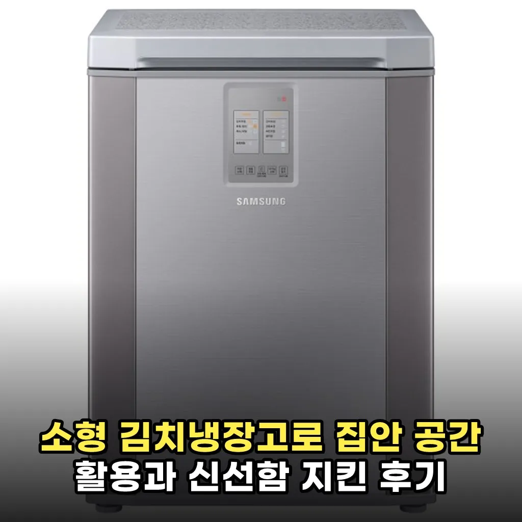 소형 김치냉장고로 집안 공간 활용과 신선함 지킨 후기