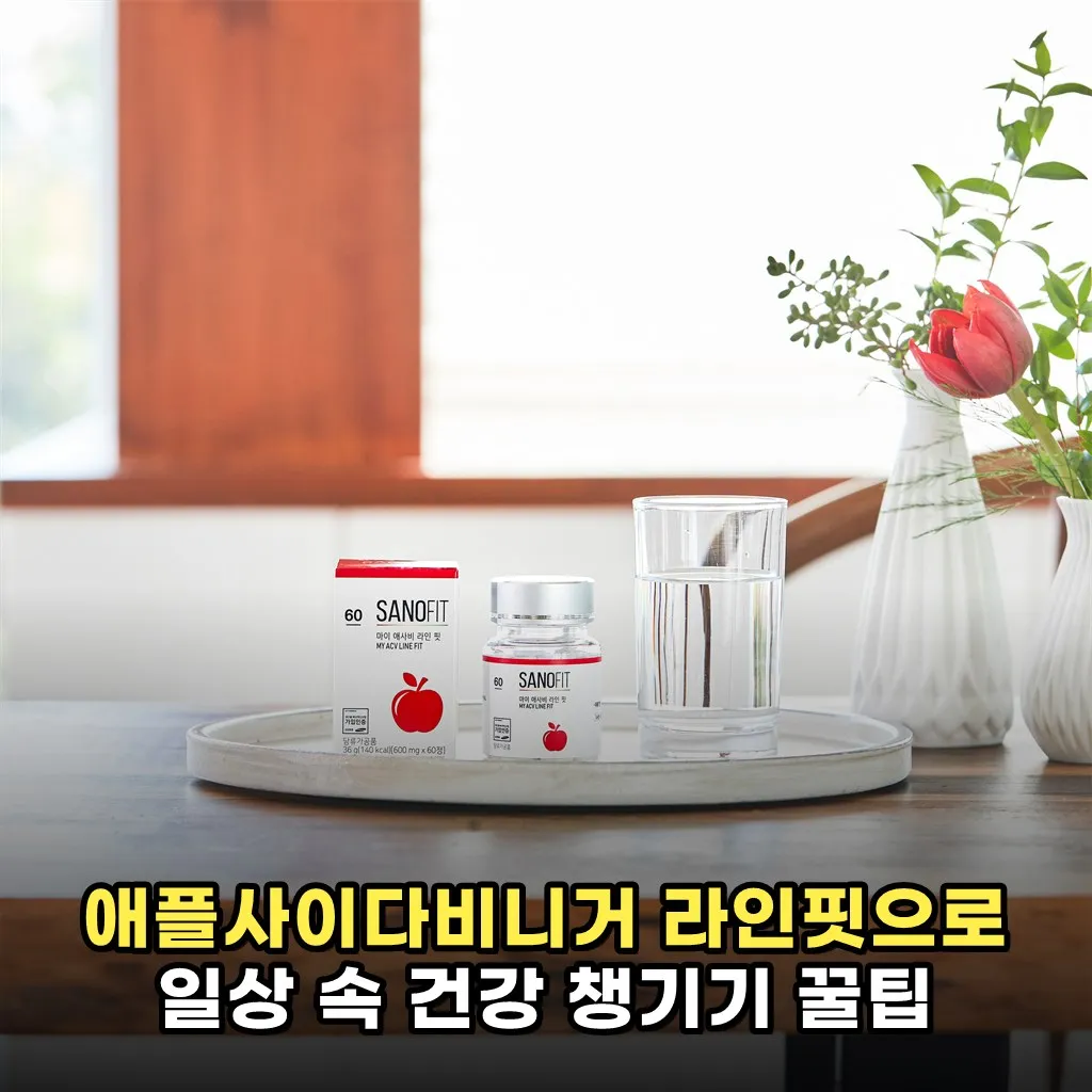 애플사이다비니거 라인핏으로 일상 속 건강 챙기기 꿀팁