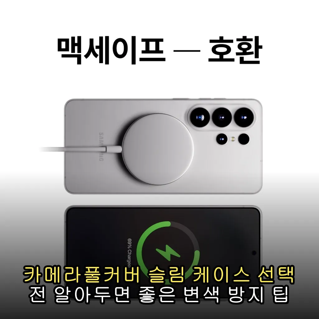 카메라풀커버 슬림 케이스 선택 전 알아두면 좋은 변색 방지 팁