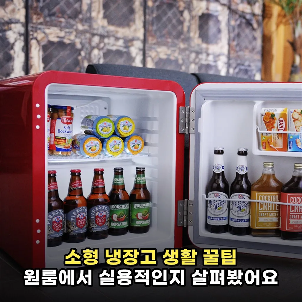 소형 냉장고 생활 꿀팁 원룸에서 실용적인지 살펴봤어요