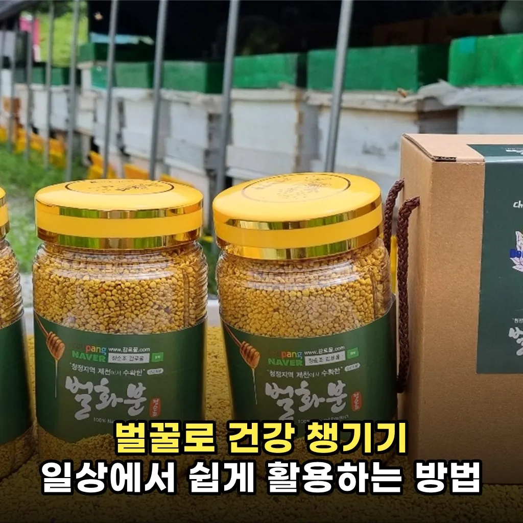 벌꿀로 건강 챙기기 일상에서 쉽게 활용하는 방법
