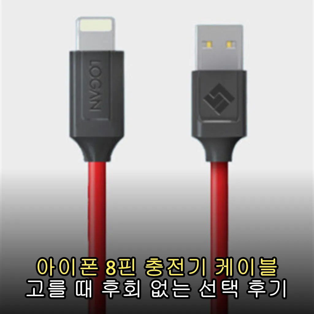 아이폰 8핀 충전기 케이블 고를 때 후회 없는 선택 후기