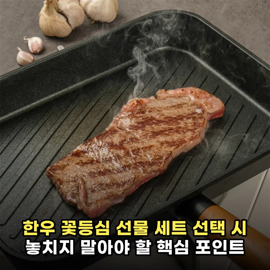 한우 꽃등심 선물 세트 선택 시 놓치지 말아야 할 핵심 포인트