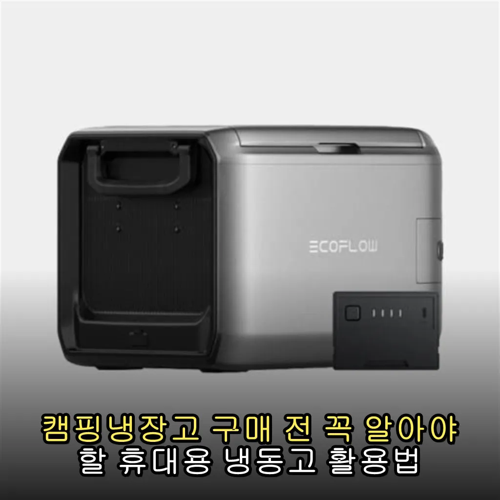 캠핑냉장고 구매 전 꼭 알아야 할 휴대용 냉동고 활용법