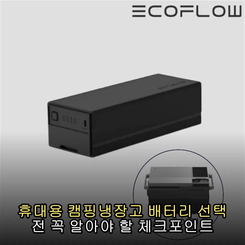 휴대용 캠핑냉장고 배터리 선택 전 꼭 알아야 할 체크포인트
