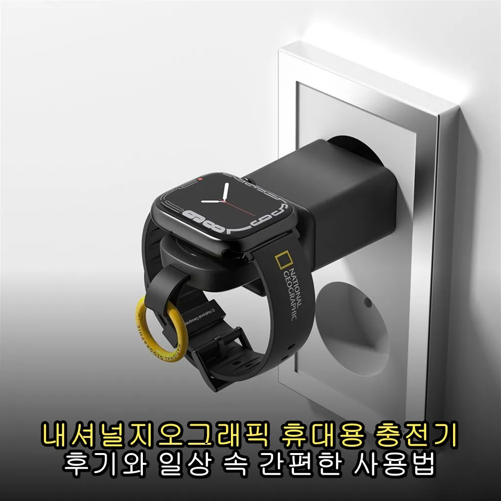 내셔널지오그래픽 휴대용 충전기 후기와 일상 속 간편한 사용법