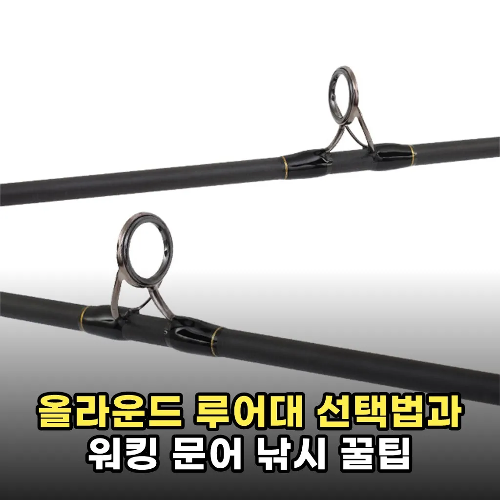 올라운드 루어대 선택법과 워킹 문어 낚시 꿀팁