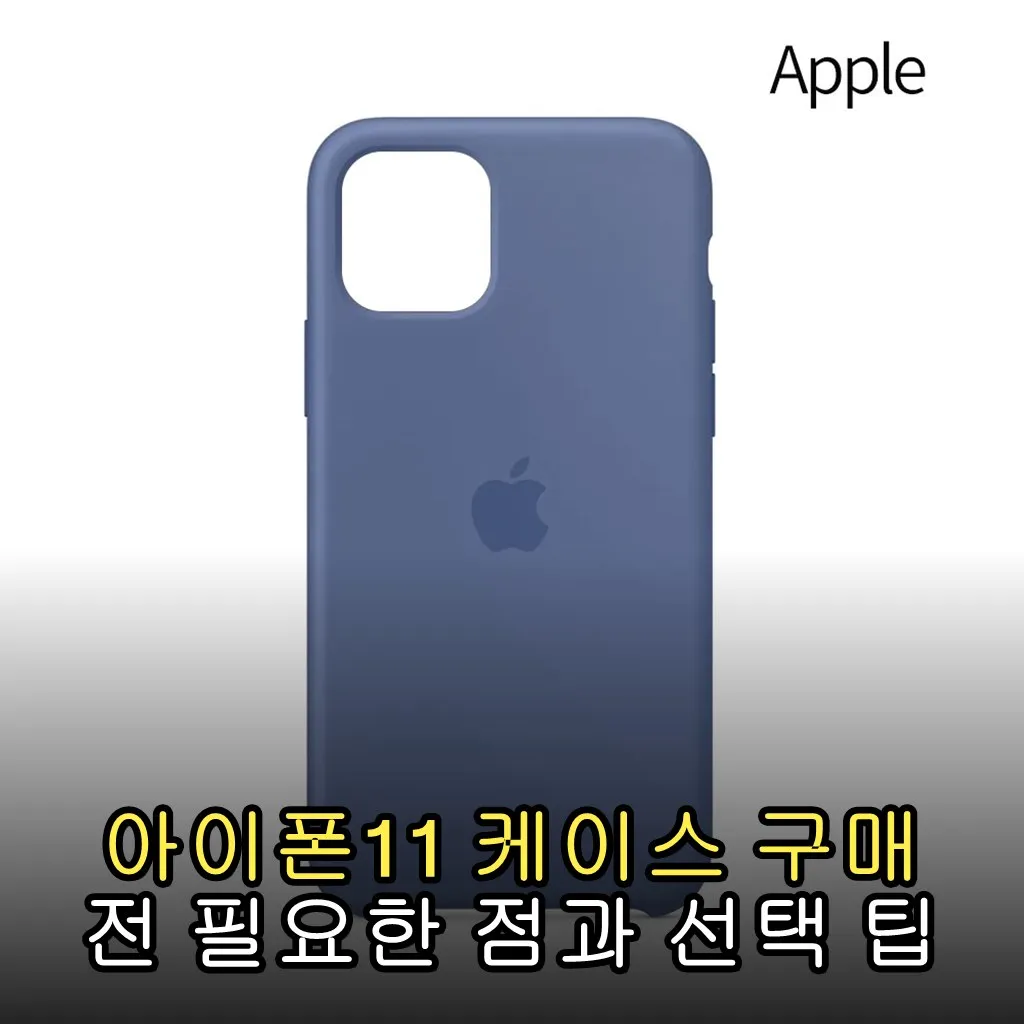 아이폰11 케이스 구매 전 필요한 점과 선택 팁