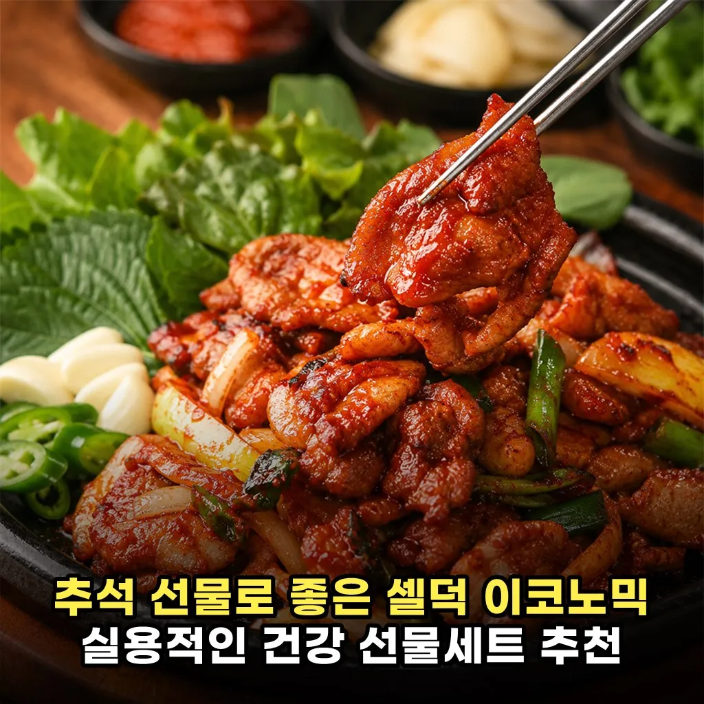 추석 선물로 좋은 셀덕 이코노믹 실용적인 건강 선물세트 추천