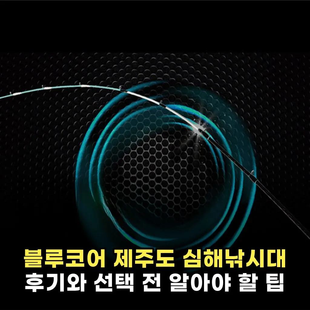 블루코어 제주도 심해낚시대 후기와 선택 전 알아야 할 팁