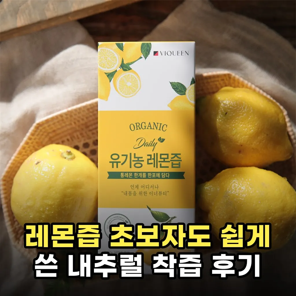 레몬즙 초보자도 쉽게 쓴 내추럴 착즙 후기
