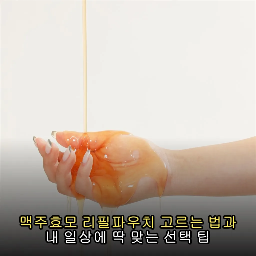 맥주효모 리필파우치 고르는 법과 내 일상에 딱 맞는 선택 팁