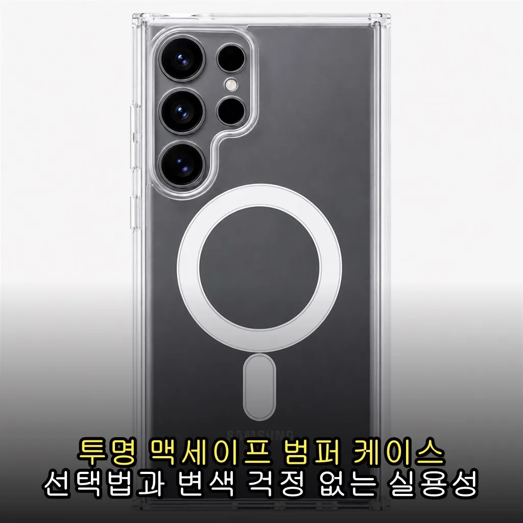 투명 맥세이프 범퍼 케이스 선택법과 변색 걱정 없는 실용성
