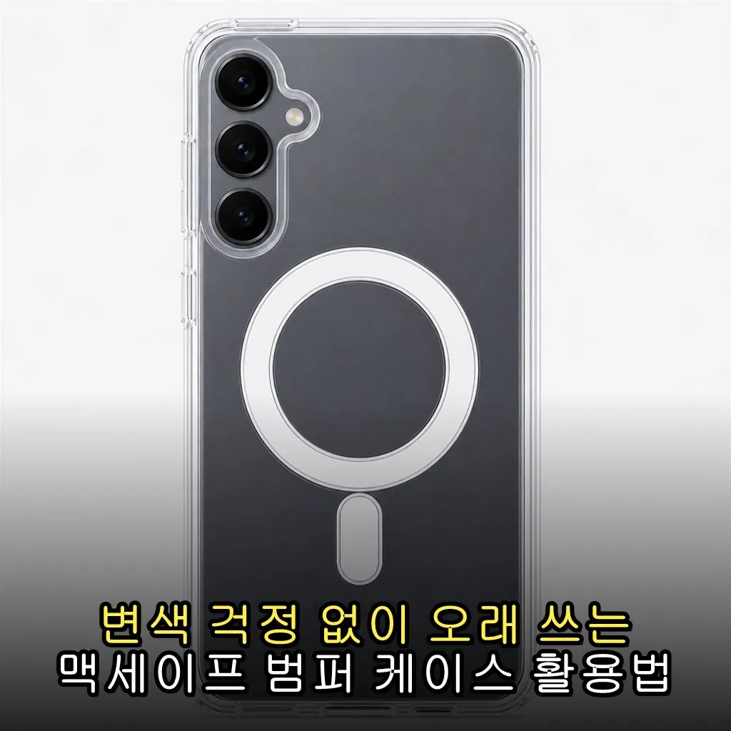 변색 걱정 없이 오래 쓰는 맥세이프 범퍼 케이스 활용법