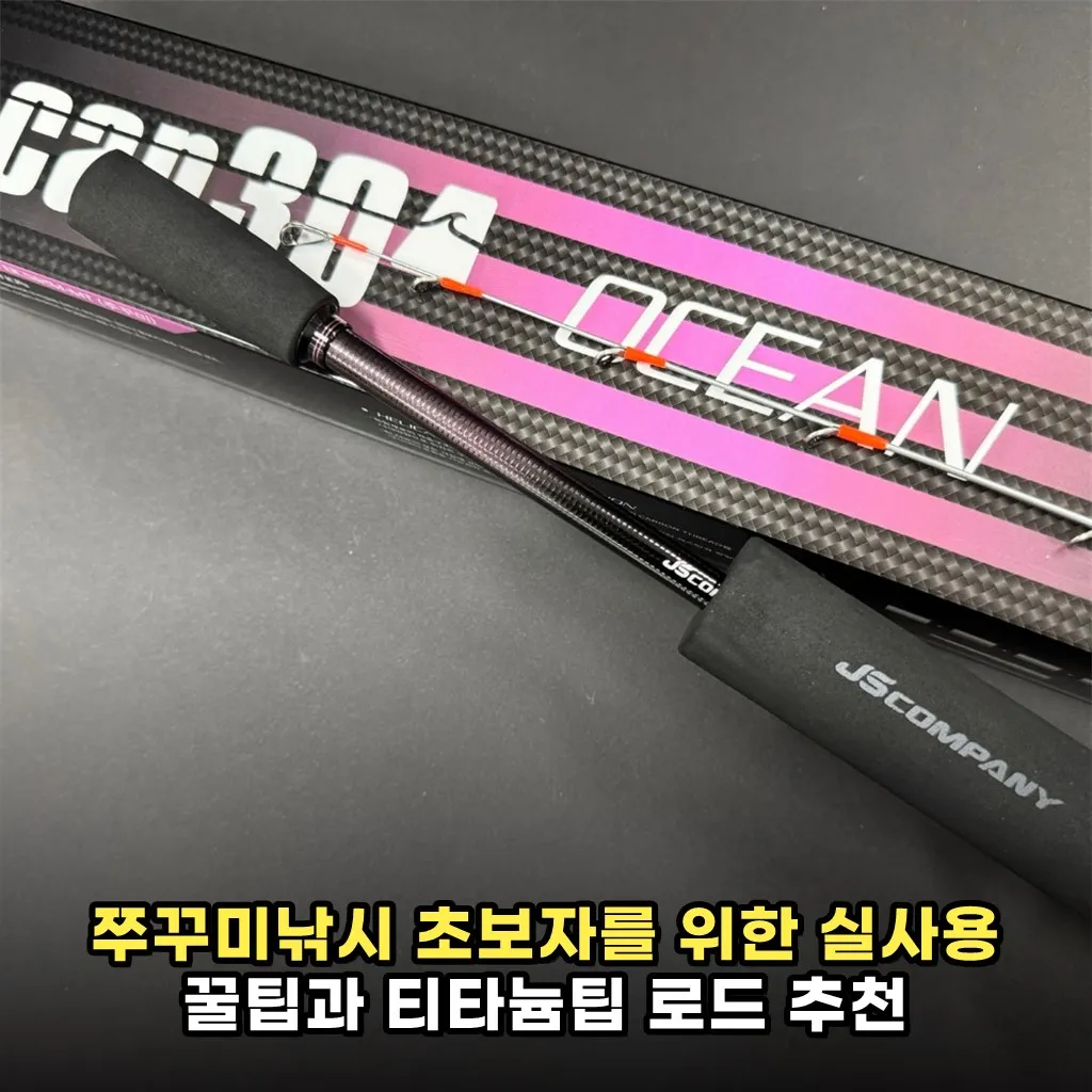 쭈꾸미낚시 초보자를 위한 실사용 꿀팁과 티타늄팁 로드 추천