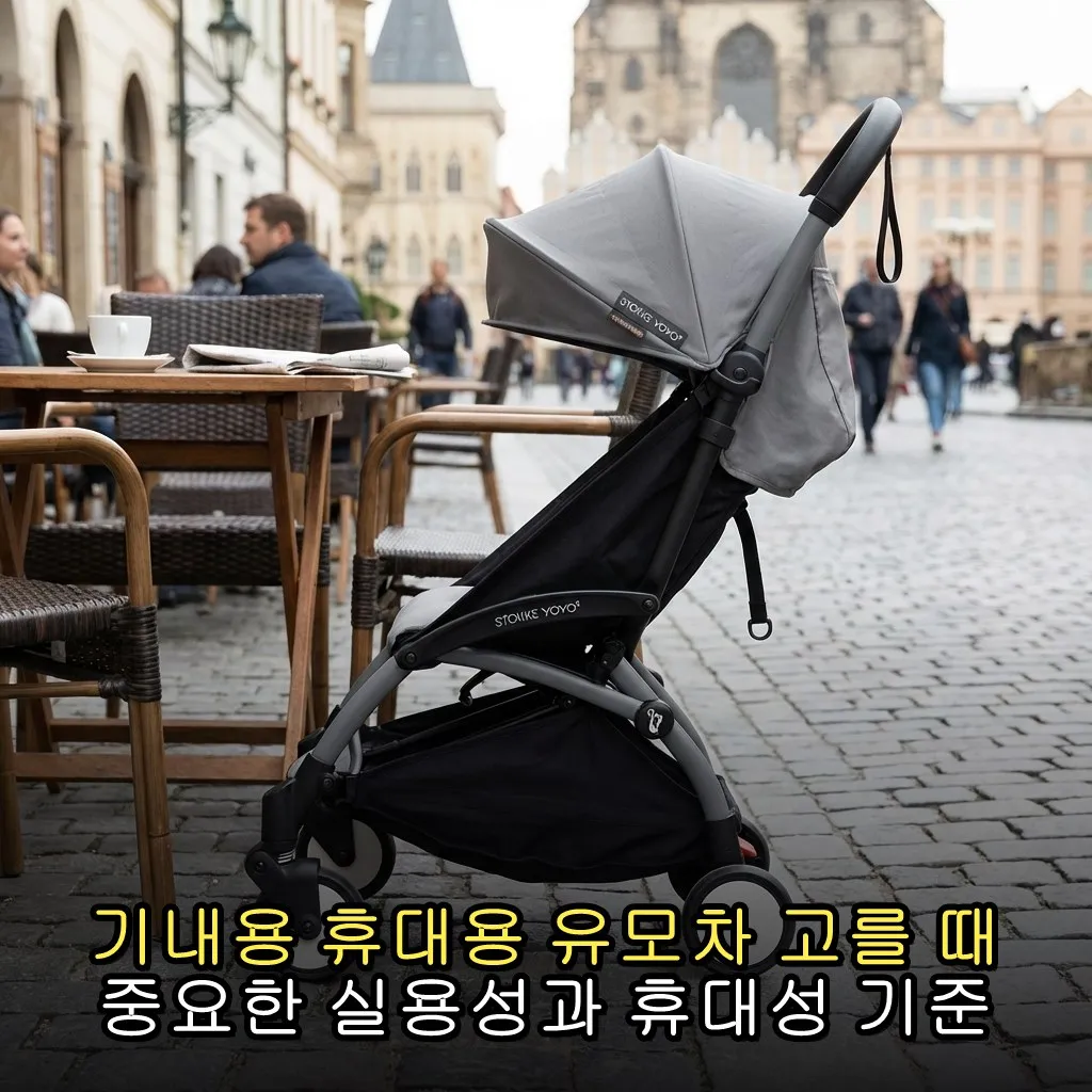 기내용 휴대용 유모차 고를 때 중요한 실용성과 휴대성 기준