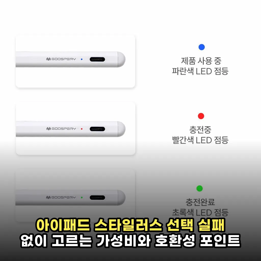 아이패드 스타일러스 선택 실패 없이 고르는 가성비와 호환성 포인트