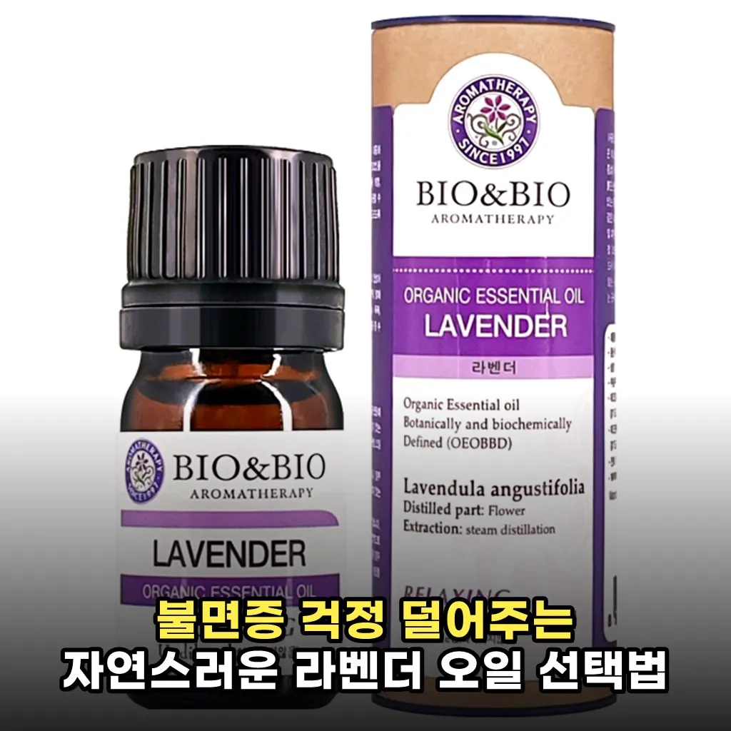 불면증 걱정 덜어주는 자연스러운 라벤더 오일 선택법