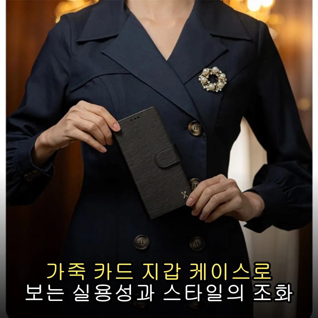 가죽 카드 지갑 케이스로 보는 실용성과 스타일의 조화