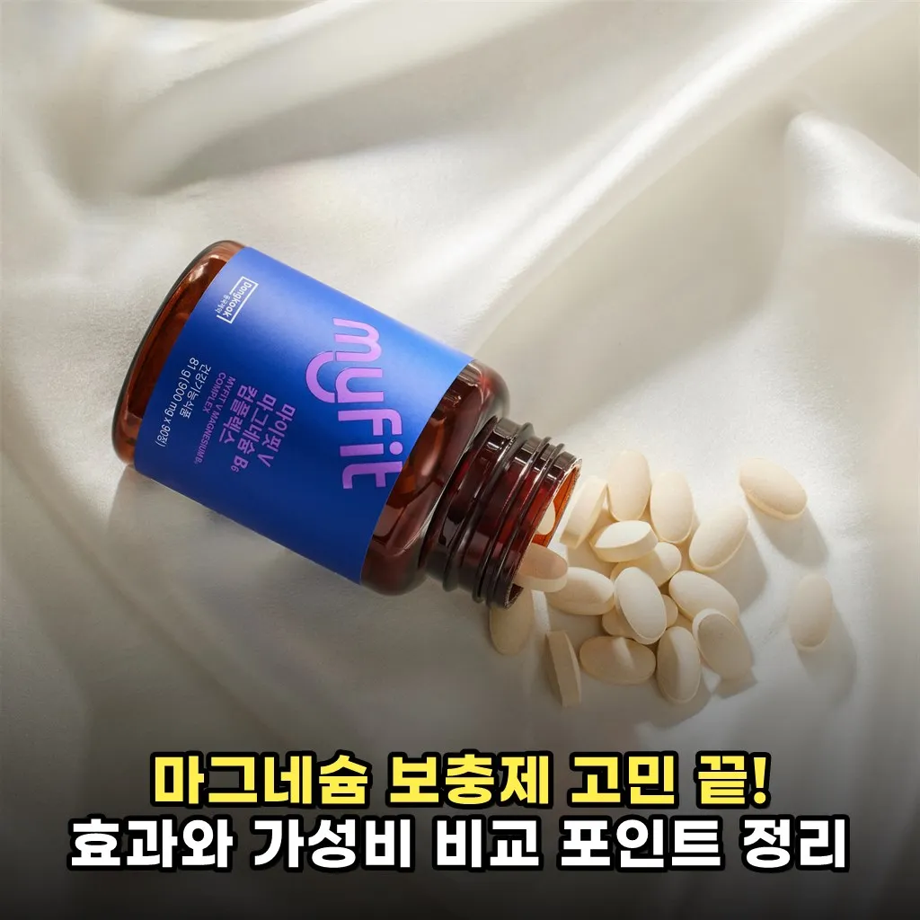 마그네슘 보충제 고민 끝! 효과와 가성비 비교 포인트 정리