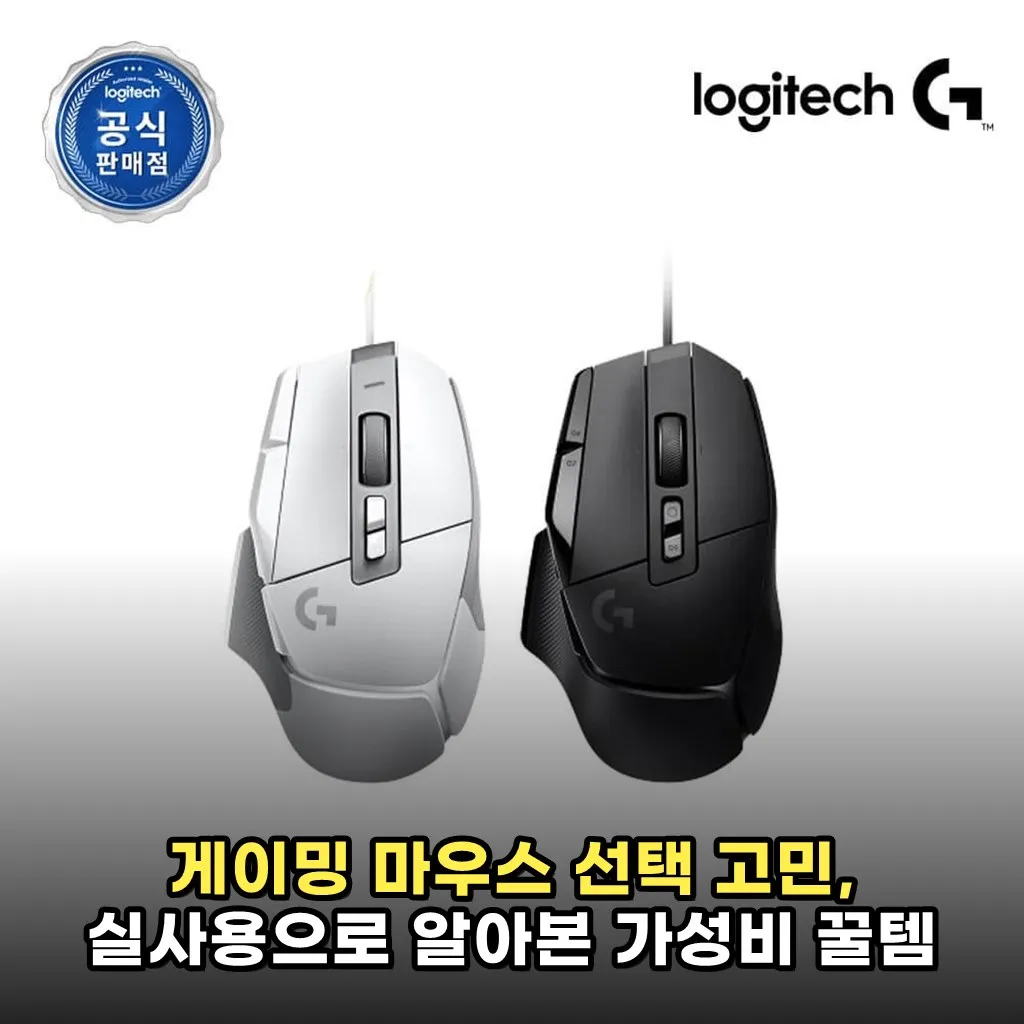 게이밍 마우스 선택 고민, 실사용으로 알아본 가성비 꿀템
