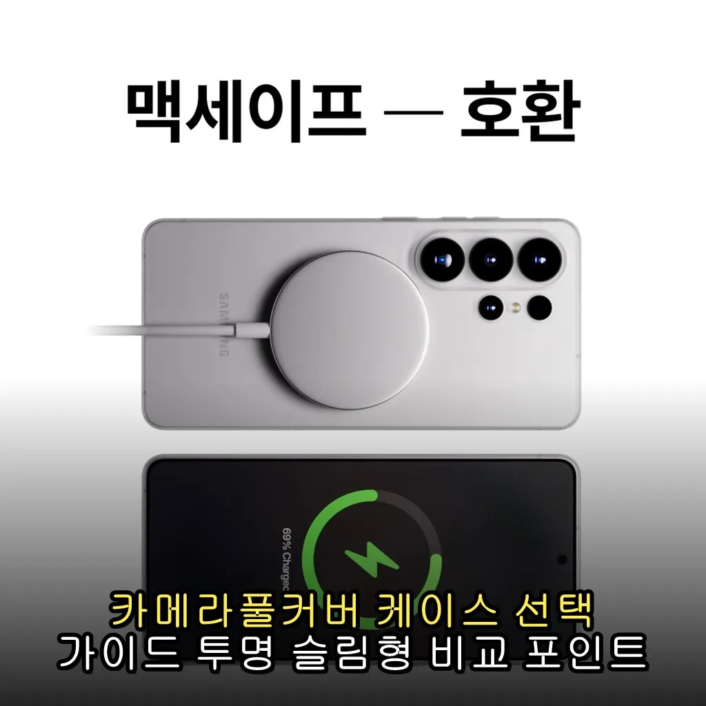 카메라풀커버 케이스 선택 가이드 투명 슬림형 비교 포인트