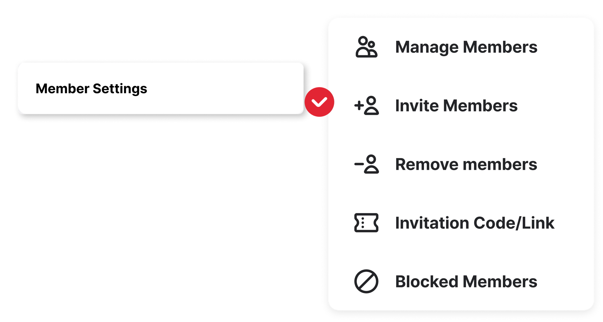 ⇒ Settings → Invite Members → Fill out email addresses, assign ...